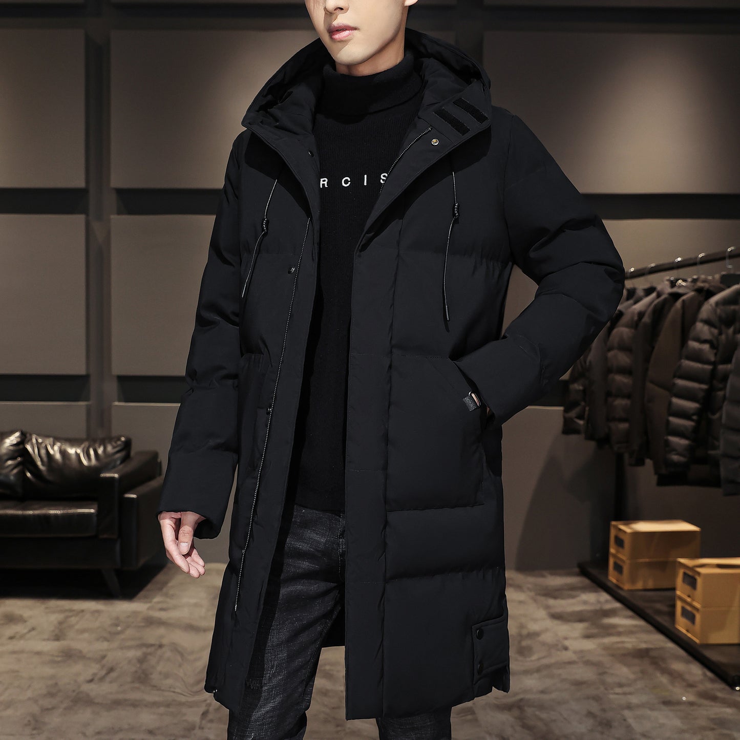 Winter Cotton Coat Mid-length