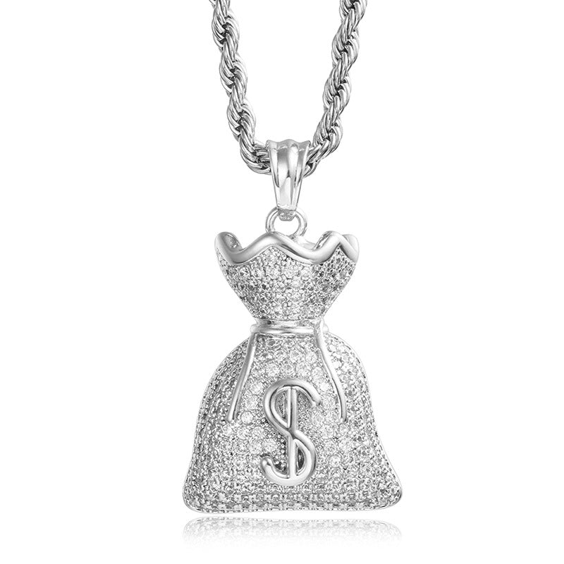 Symbol money bag pendant