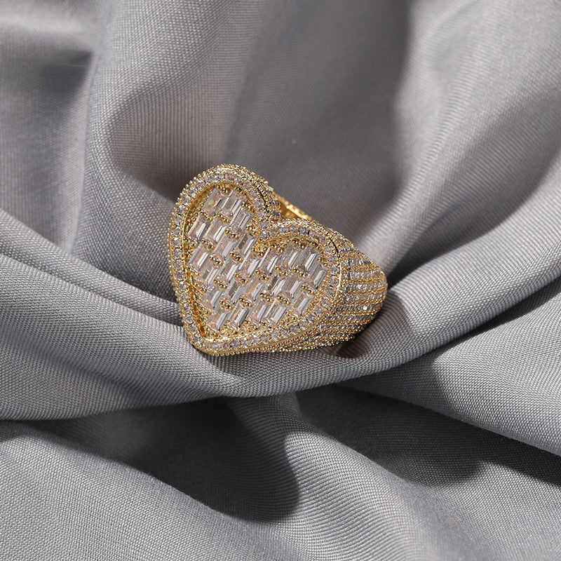 Heart Love Diamond 💎 Ring