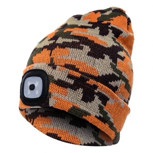 LED Knit Hat Button Cell Type Knitted Hat With Light Glowing